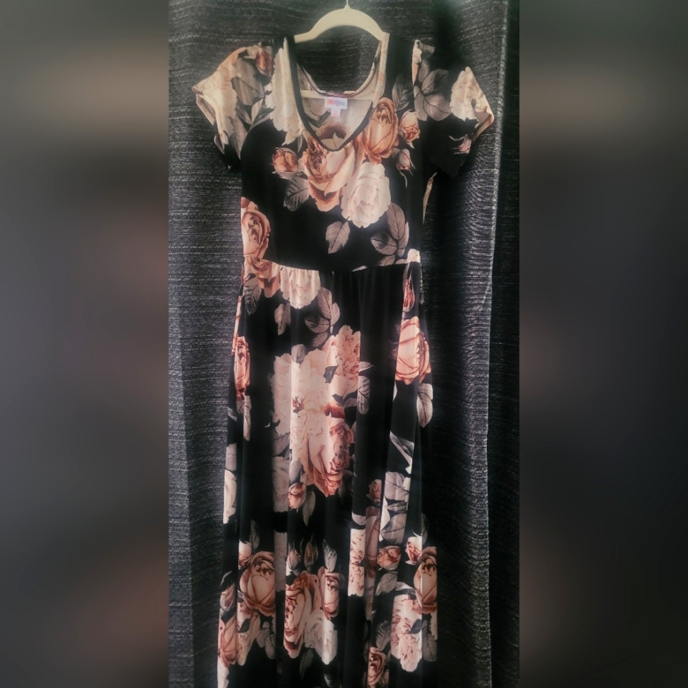 LuLaRoe Riley dress with pockets